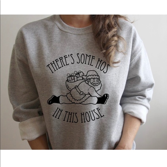 A pre-shrunk classic fit unisex sweatshirt - Dark Gray - 50% Cotton/50% Poly 🎄 - Picture 3 of 5